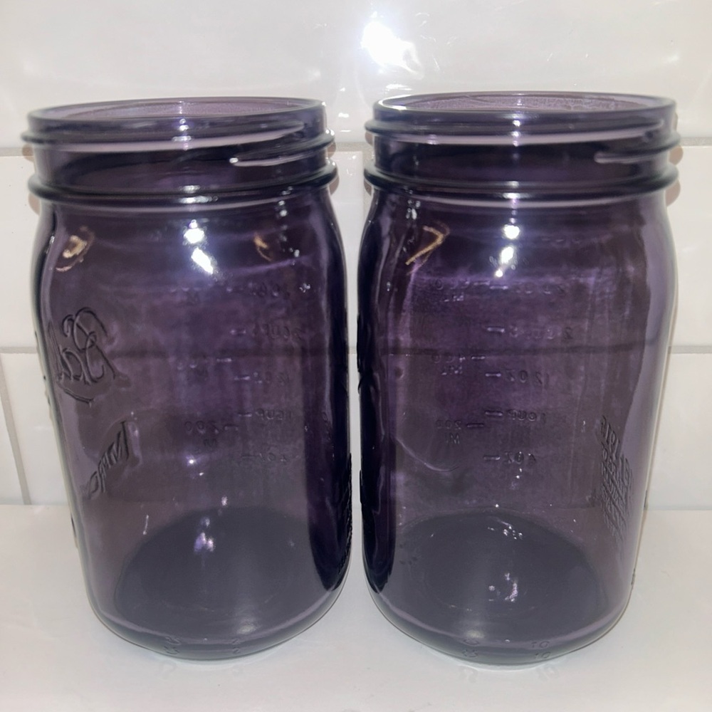 Purple Ball Mason Jars - Picture 6 of 7